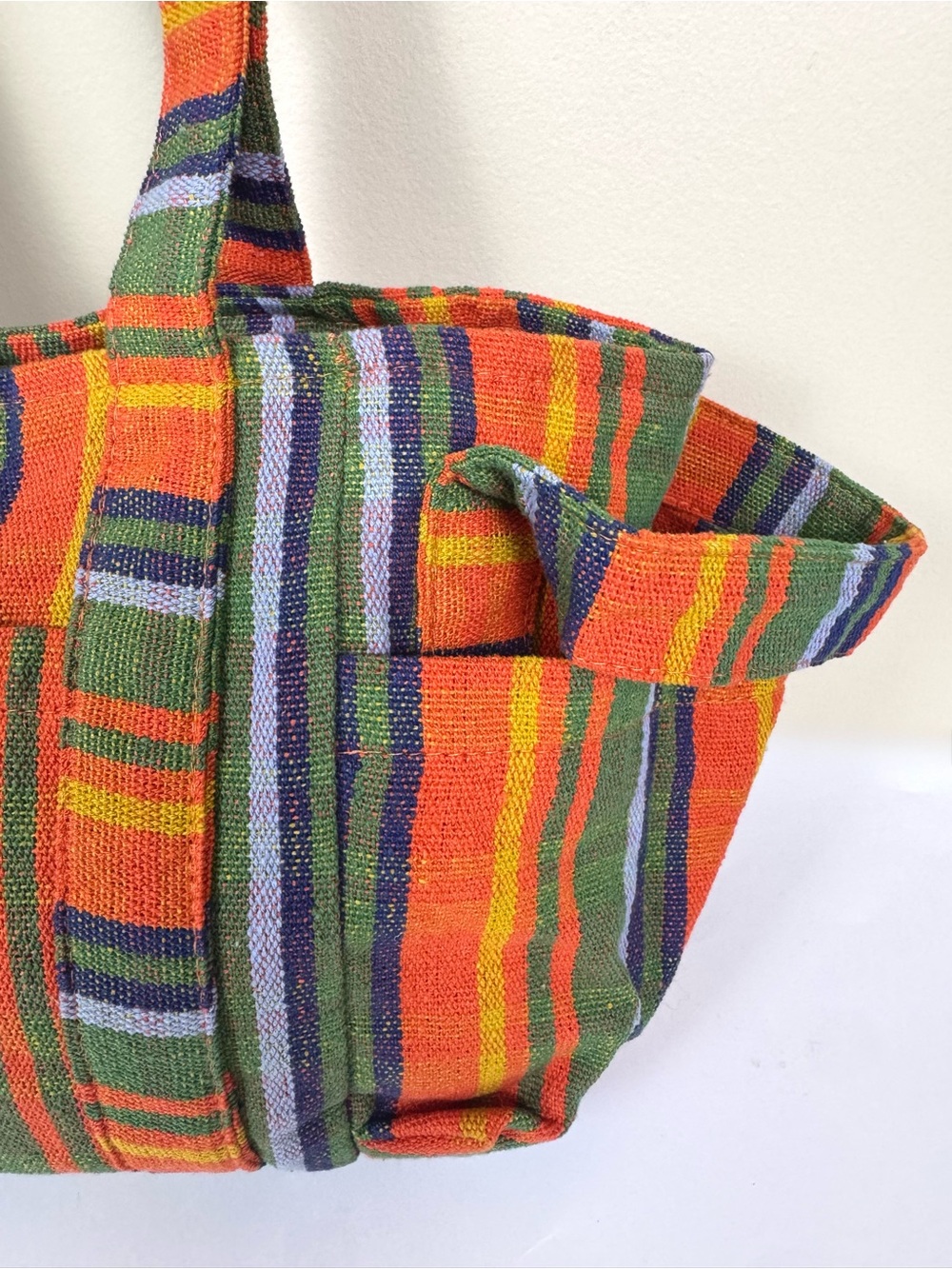 Free People Baby Oksana Tote in Orange Mix - Picture 8 of 13